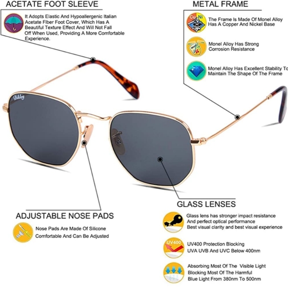 Classic retro sunglasses - Picture 6 of 7